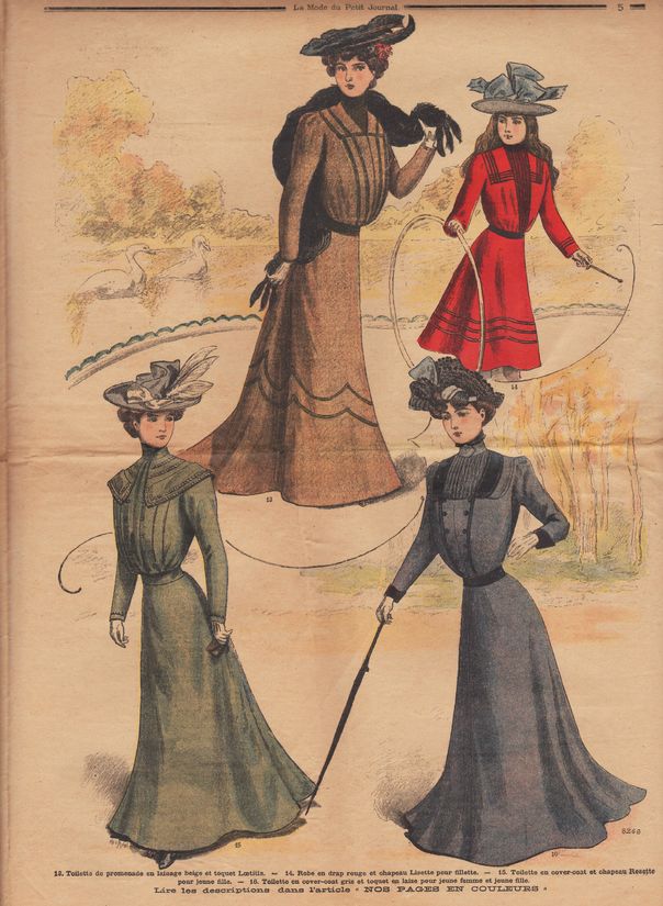 Ancienne Revue La Mode Du Petit Journal N°12 De 1901 – Avec Patron Robe 4-6 Ans